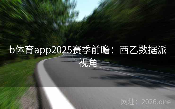 b体育app2025赛季前瞻:西乙数据派视角 第2张 b体育app2025赛季前瞻:西乙数据派视角 第2张